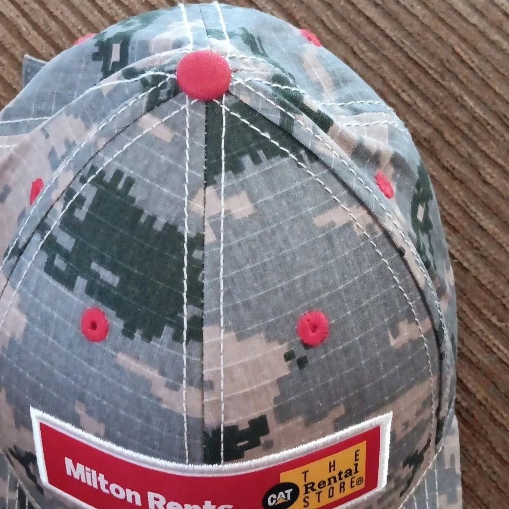 NWOT Milton Rental Store Camoflage Cap